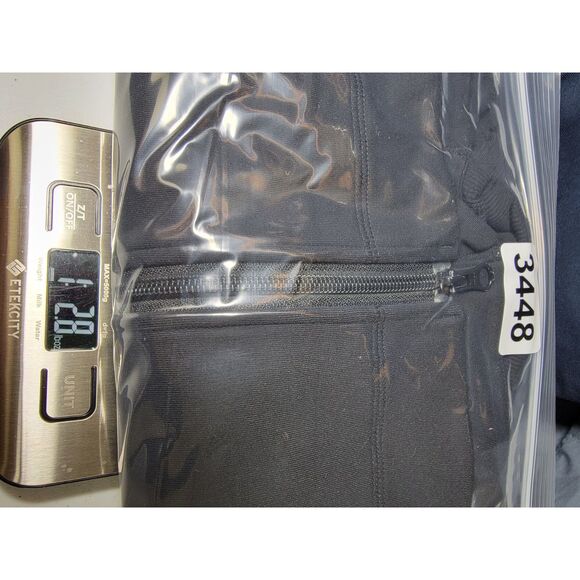 Lululemon Women's Black Vented Full Zip Sweatshirt - sz 8 - Picture 7 of 7